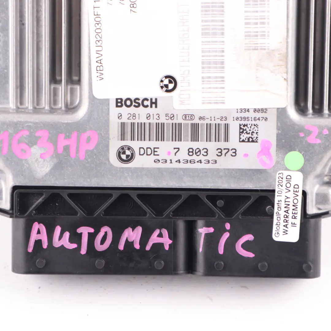 M47N2 Engine Control ECU Kit DDE Keys CAS3 to BMW E60 E90 320d 520d with Part number 7803373 BMW E60 E90 320d 520d M47N2 Engine Control ECU Kit DDE Keys CAS3 - SKU 7803373-8 - Part number 7803373