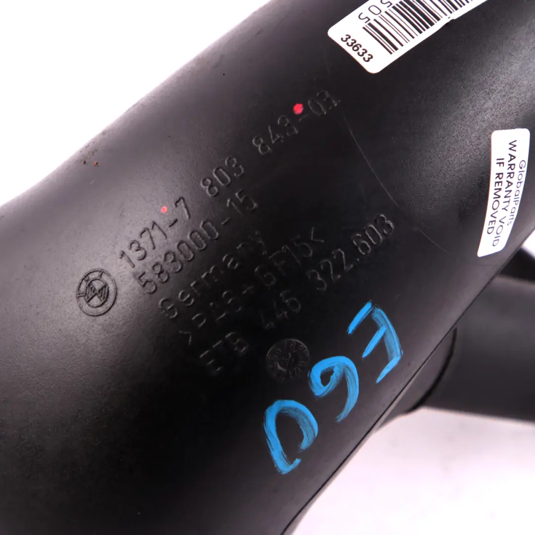 Air Intake Hose BMW E60 E61 LCI 520d Diesel N47 Filtered Air Pipe Hose - SKU 7803843 - Part number 7801547