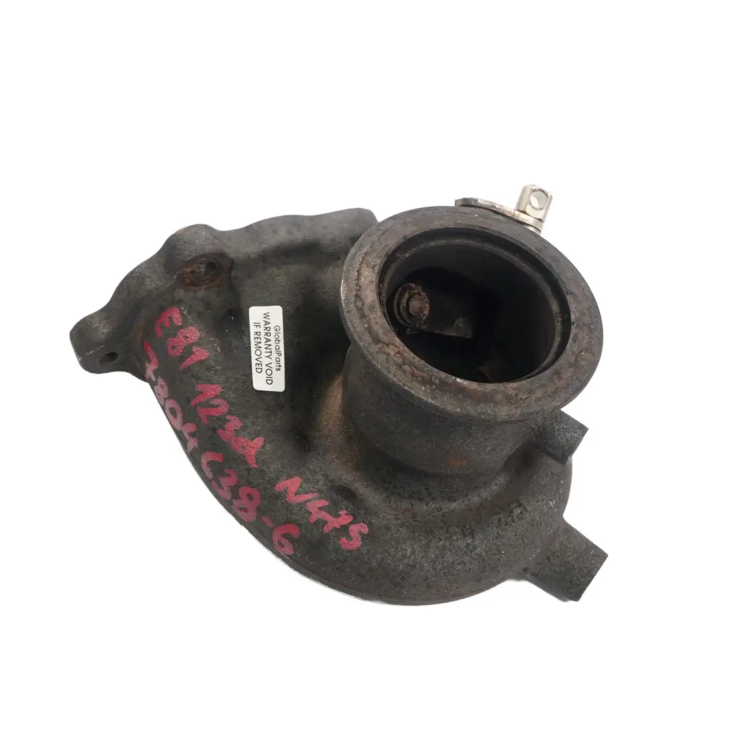 N47S Carcasa Tapa Turbocompresor Pieza Lado Caliente para BMW E87 LCI 123d con número de pieza 7804638 BMW E87 LCI 123d N47S Carcasa Tapa Turbocompresor Pieza Lado Caliente - SKU 7804638-6 - Número de pieza 7804638