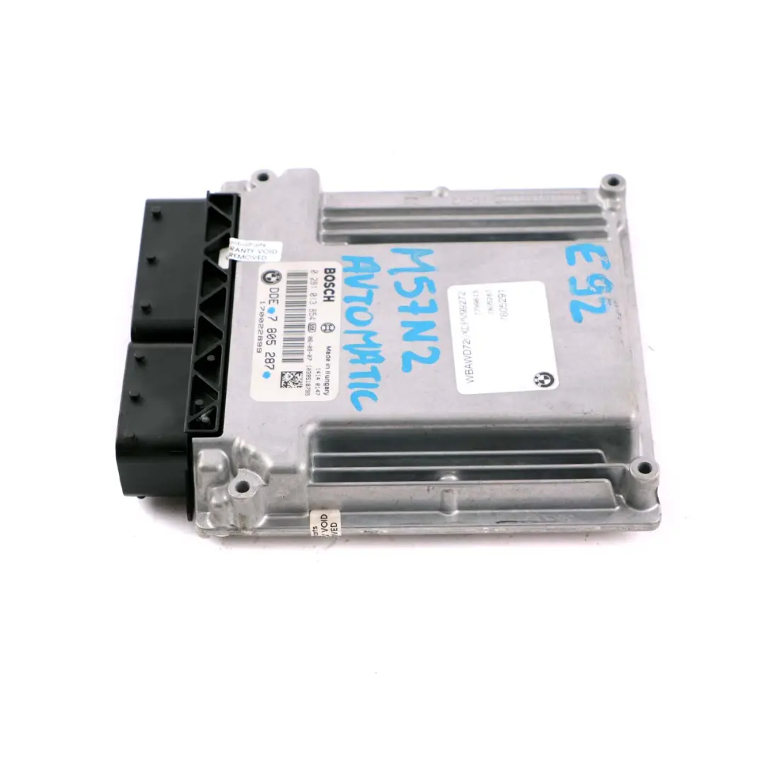 BMW E60 E90 X5 E70 3.0sd 335d 535d M57N2 Motore ECU DDE Automatico - SKU 7805287 - Numero di parte 7805287