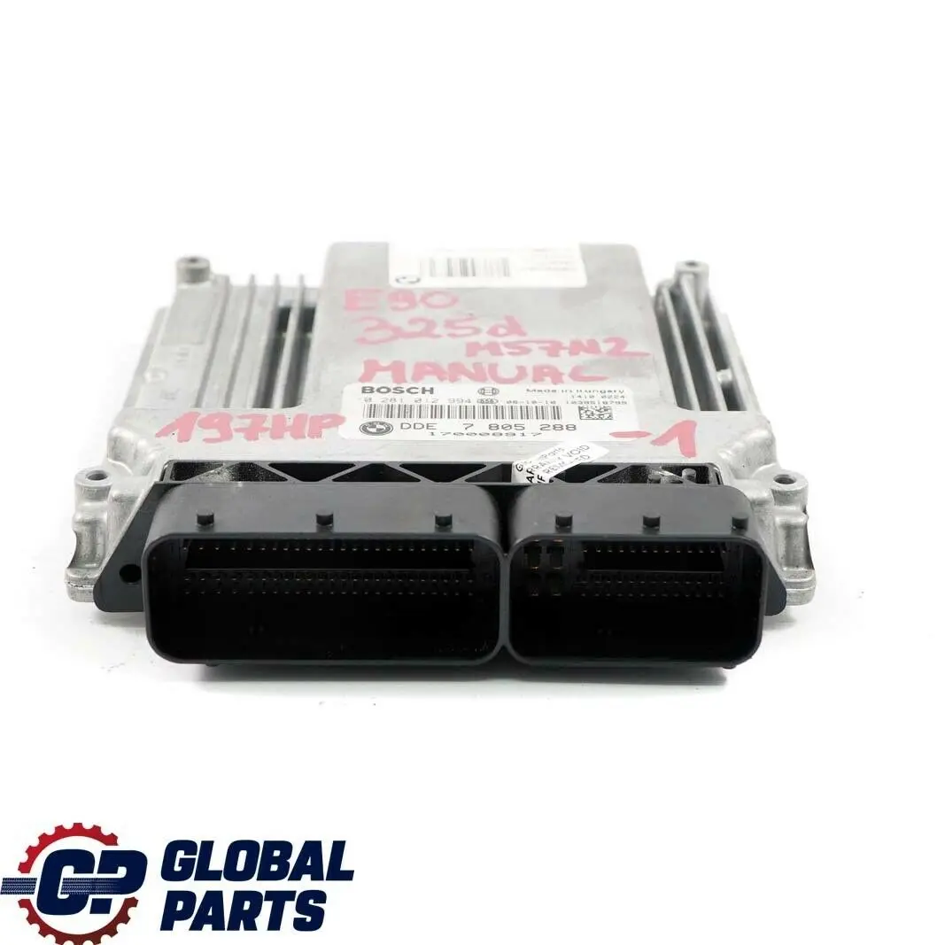 BMW E60 LCI E90 E91 E92 325d 525d M57N2 Engine ECU KIT DDE CAS3 + Keys - SKU 7805288-1 - Part number 7805288