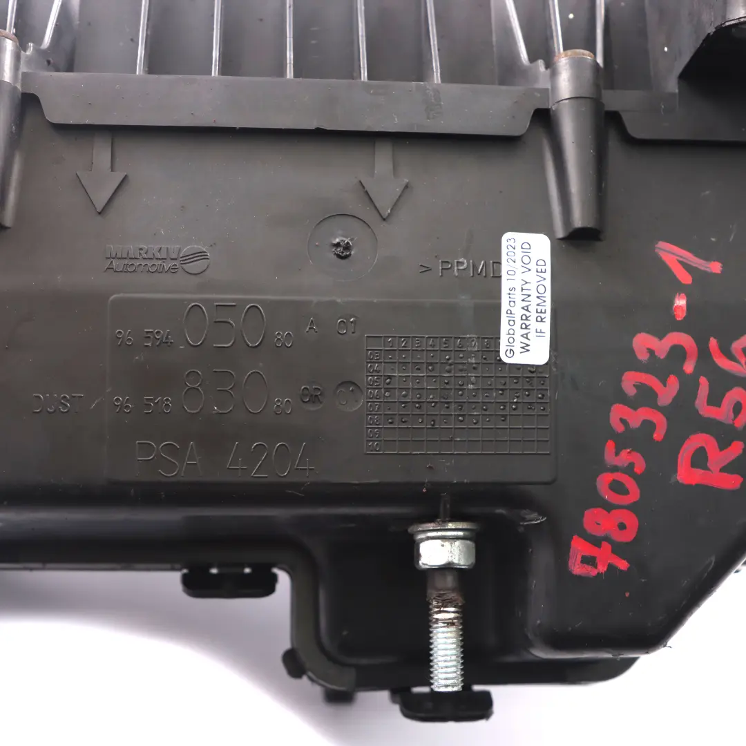 Scatola filtro Mini Cooper R55 R56 Diesel aspirazione silenziatore per con numero di parte 7805323 Scatola filtro Mini Cooper R55 R56 Diesel aspirazione silenziatore - SKU 7805323-1 - Numero di parte 7805323