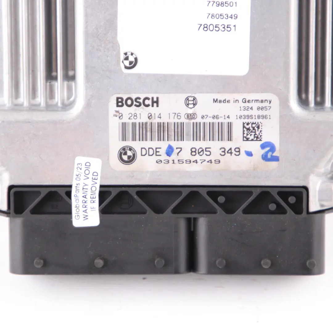 BMW X3 E83 LCI M47N2 2.0d 150HP ECU Kit DDE EWS4 Key Manual - SKU 7805349-2 - Part number 7805349