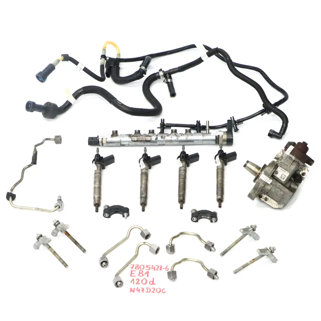 BMW E87 LCI E90 120d 320d N47 Set Iniettore Sistema iniezione pompa carburante - SKU 7805428-6 - Numero di parte 7805428