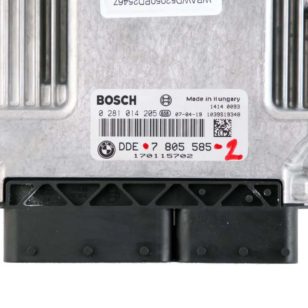 BMW 3 Series E92 E93 Diesel 330d M57N2 231HP ECU Kit DDE + CAS3 + Key - SKU 7805585-2 - Part number 7805585