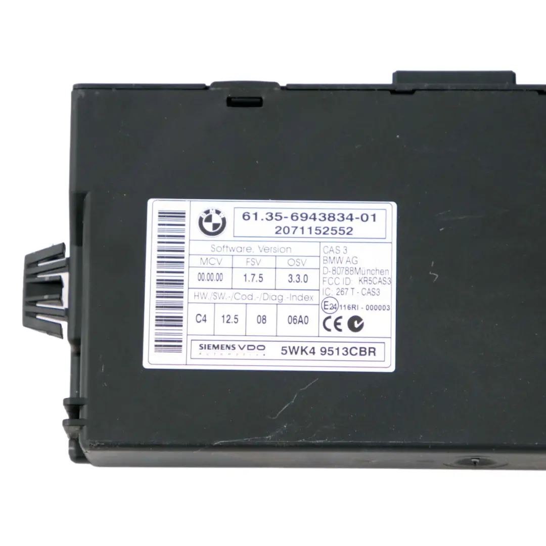BMW 3 Series E92 E93 Diesel 330d M57N2 231HP ECU Kit DDE + CAS3 + Key - SKU 7805585-2 - Part number 7805585