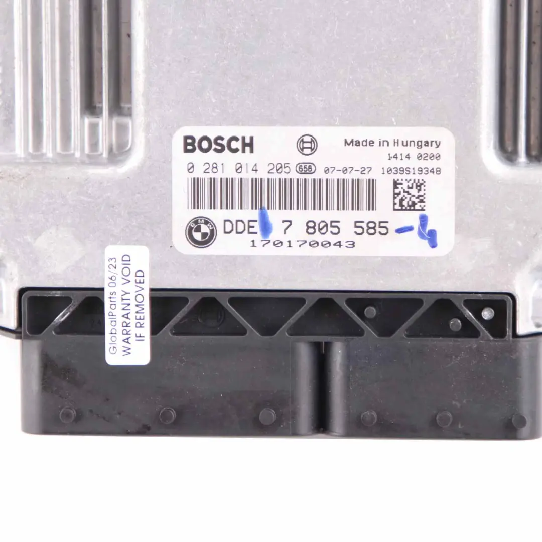 BMW E92 E93 Diesel 330d M57N2 231HP ECU Kit DDE + CAS3 + Key Automatic - SKU 7805585-4 - Part number 7805585