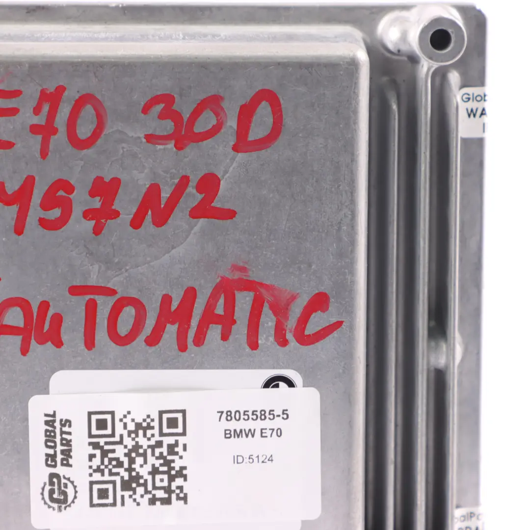 BMW X5 E70 3.0d M57N2 235HP Engine Control Unit ECU DDE Automatic - SKU 7805585 - Part number 7805585