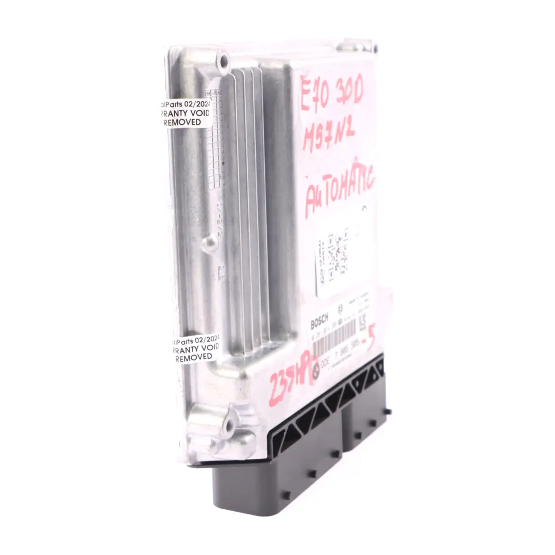 BMW X5 E70 3.0d M57N2 235HP Engine Control Unit ECU DDE Automatic - SKU 7805585 - Part number 7805585