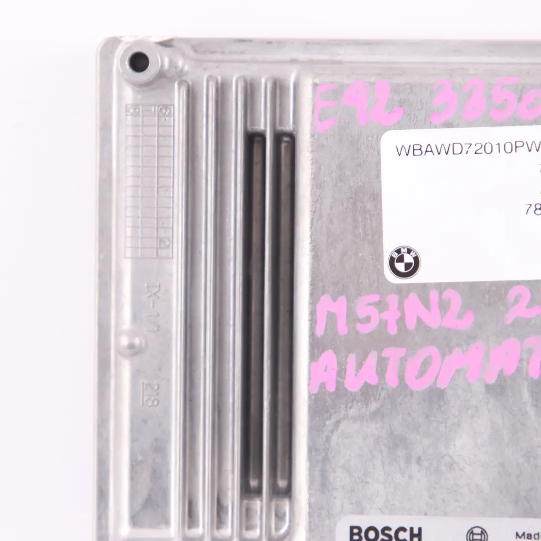 M57N2 Engine Control Unit Module ECU DDE Automatic to BMW E60 E90 335d 535d with Part number 7805586 BMW E60 E90 335d 535d M57N2 Engine Control Unit Module ECU DDE Automatic - SKU 7805586 - Part number 7805586