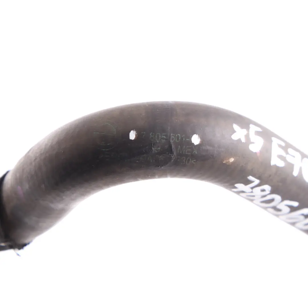 Coolant Hose BMW E70 E71 M57N2 N57 Water Cooling Pipe Radiator to with Part number 7805601 Coolant Hose BMW E70 E71 M57N2 N57 Water Cooling Pipe Radiator - SKU 7805601 - Part number 7805601