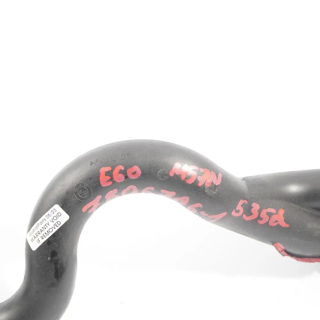 BMW E60 E61 E65 Diesel M57N2 M57N Radiator Coolant Return Pipe Hose - SKU 7806706-1 - Part number 7806706