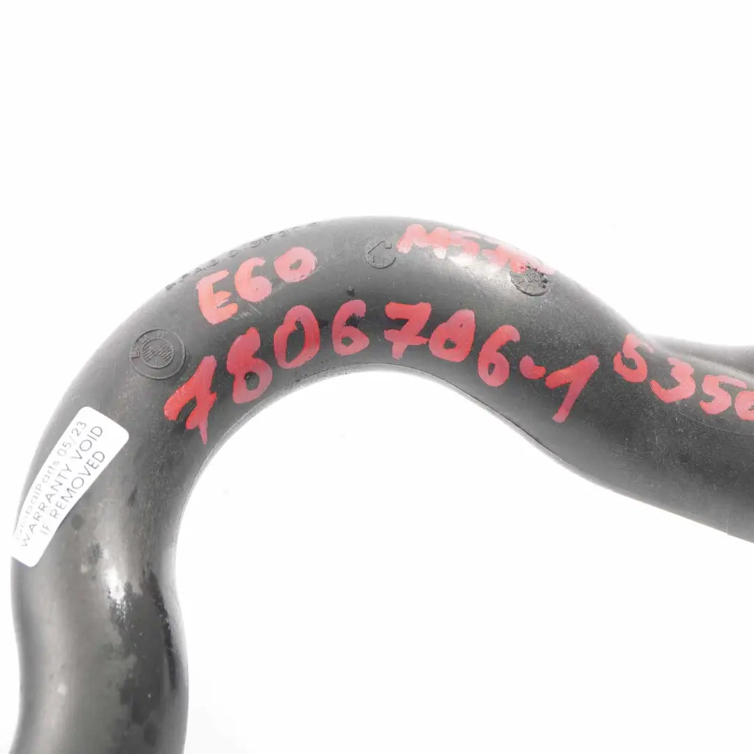 BMW E60 E61 E65 Diesel M57N2 M57N Radiator Coolant Return Pipe Hose - SKU 7806706-1 - Part number 7806706