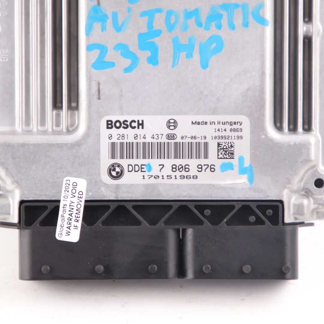 BMW E60 E61 LCI 530d M57N2 235HP Engine Control ECU KIT DDE CAS3 Key - SKU 7806976-4 - Part number 7806976