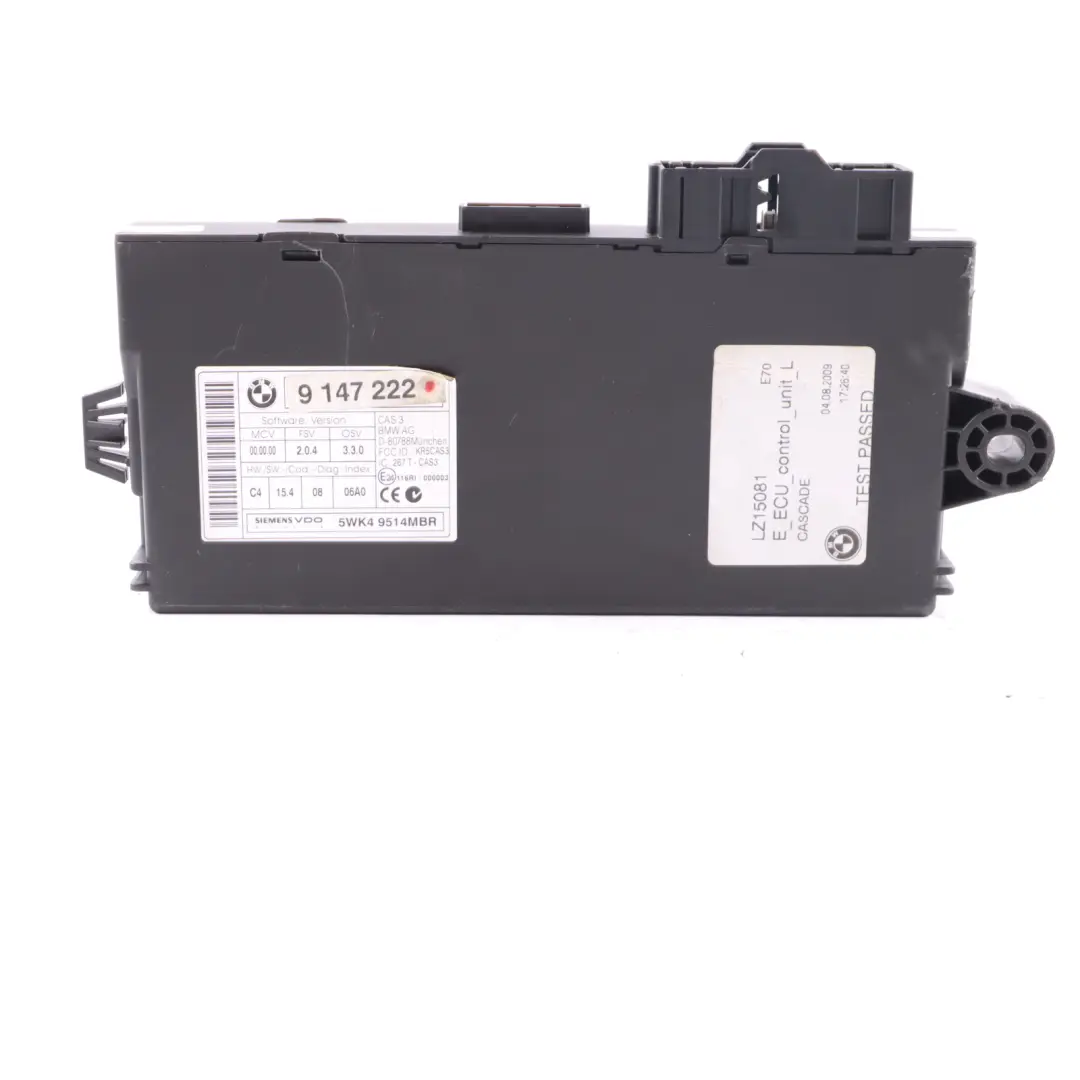 BMW X5 E70 3.0d M57N2 235HP Engine Unit ECU Kit DDE CAS3 Key Automatic - SKU 7806976-5 - Part number 7806976
