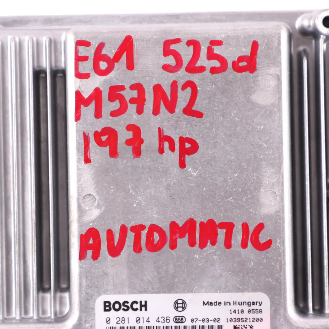 BMW E60 LCI E90 E91 325d 525d Moteur M57N2 197HP Kit ECU DDE CAS3 - SKU 7806987-5 - Numéro de pièce 7806987