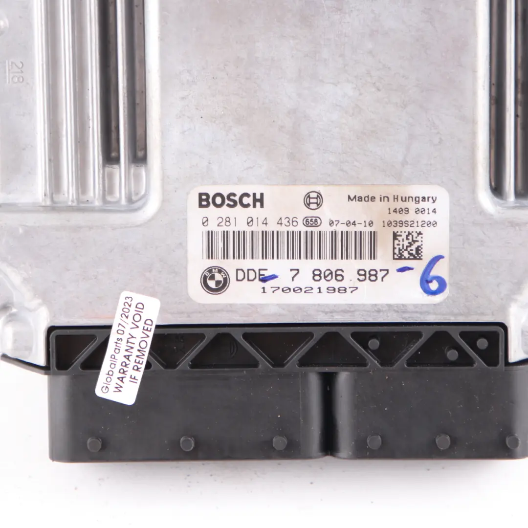 M57N2 197HP ECU Kit DDE CAS3 für BMW E60 LCI E90 E91 325d 525d Motor mit Teilenummer 7806987 BMW E60 LCI E90 E91 325d 525d Motor M57N2 197HP ECU Kit DDE CAS3 - SKU 7806987-6 - Teilenummer 7806987
