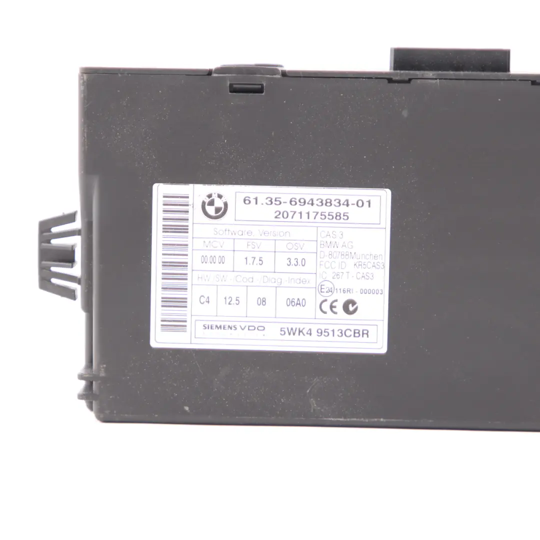 M57N2 197HP ECU Kit DDE CAS3 + Keys to BMW E60 LCI E90 E91 325d 525d Engine with Part number 7806987 BMW E60 LCI E90 E91 325d 525d Engine M57N2 197HP ECU Kit DDE CAS3 + Keys - SKU 7806987-6 - Part number 7806987