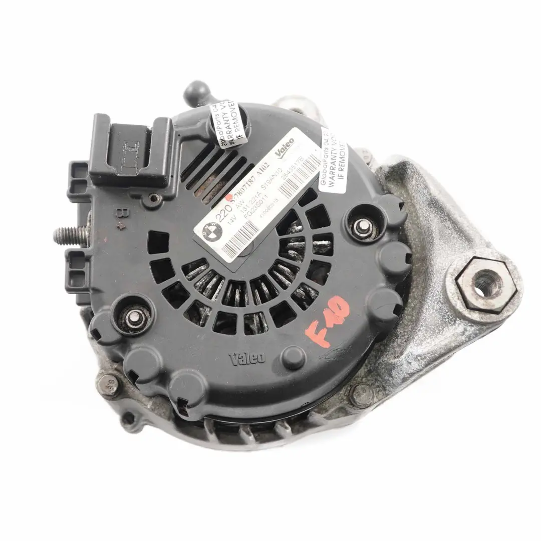  Alternator Generator BMW F10 F11 X5 E70 Diesel Engine Unit Valeo 230A - SKU 7807187 - Part number 7807187