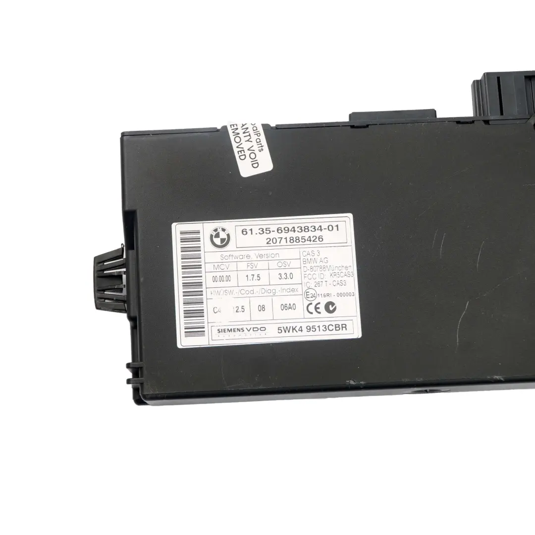 BMW 1 3 Series E87 E90 LCI 120d 320d N47 Diesel ECU Kit DDE CAS3 Key - SKU 7807827-1 - Part number 7807827