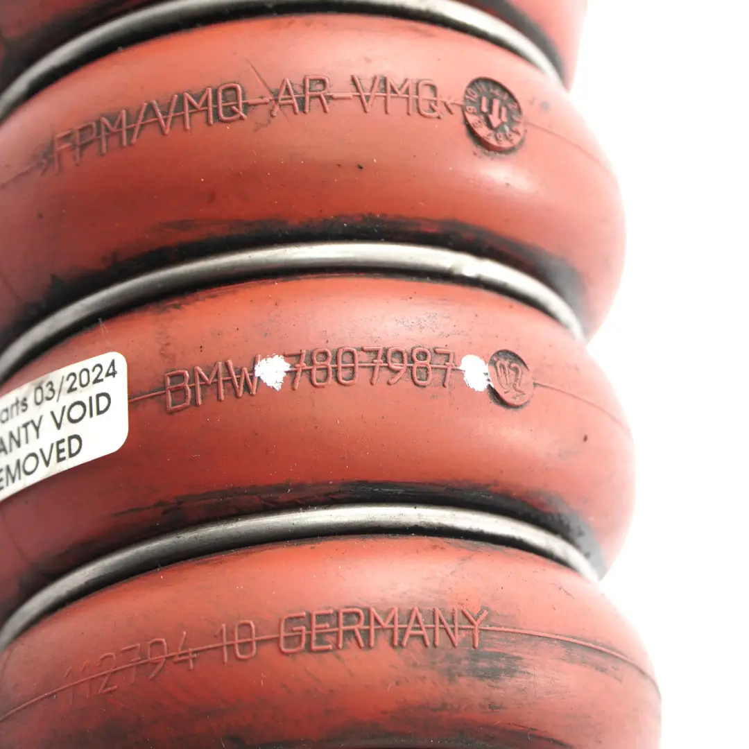 Manguera Admisión BMW E70N E71 F15 F16 Diesel N57 Línea Aire Intercooler para con número de pieza 7807987 Manguera Admisión BMW E70N E71 F15 F16 Diesel N57 Línea Aire Intercooler - SKU 7807987 - Número de pieza 7807987