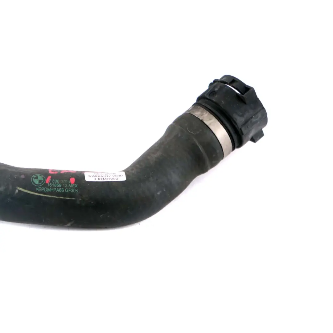 BMW E70 LCI E71 N57 Manguera Refrigerante Tubo Agua Radiador - SKU 7808076 - Número de pieza 7808076