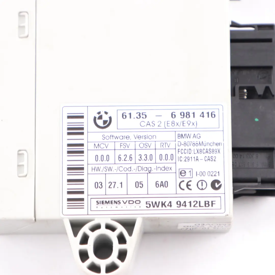 BMW E87 E90 118d 318d M47N2 ECU Kit Engine Control Unit DDE CAS2 Key - SKU 7808124-2 - Part number 7808124
