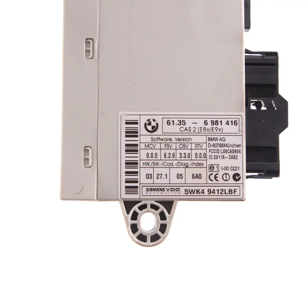 M57N2 Engine Control Unit ECU Kit DDE + CAS2 + Key to BMW E90 E91 with Part number 7808222 BMW E90 E91 M57N2 Engine Control Unit ECU Kit DDE + CAS2 + Key - SKU 7808222-1 - Part number 7808222