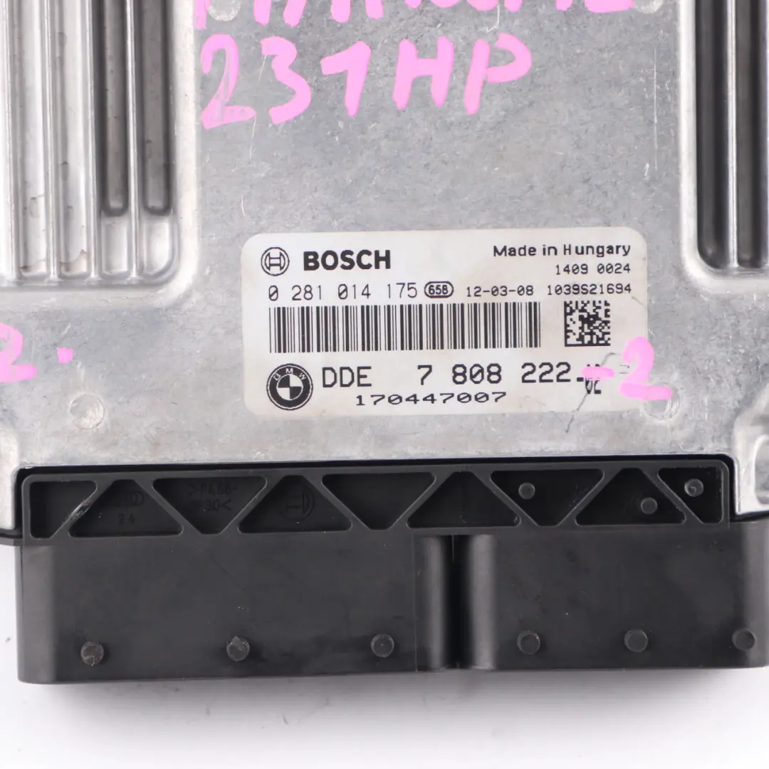 BMW E90 E91 M57N2 330d 231HP Engine Unit ECU Kit DDE CAS2 Key Manual - SKU 7808222-2 - Part number 7808222