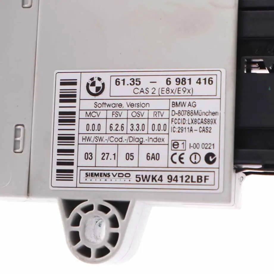 BMW E90 E91 M57N2 330d 231HP Engine Unit ECU Kit DDE CAS2 Key Manual - SKU 7808222-2 - Part number 7808222