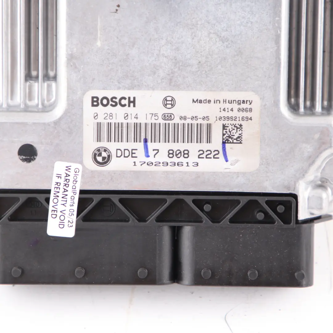 BMW E60 E65 E90 330d 530d 730d M57N2 Engine DDE Control Unit Automatic - SKU 7808222 - Part number 7808222