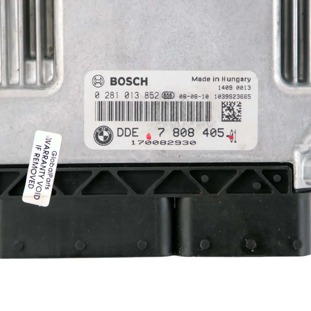 M57N Engine Control ECU Engine Control DDE Automatic to BMW E60 E61 535d with Part number 7808405 BMW E60 E61 535d M57N Engine Control ECU Engine Control DDE Automatic - SKU 7808405 - Part number 7808405