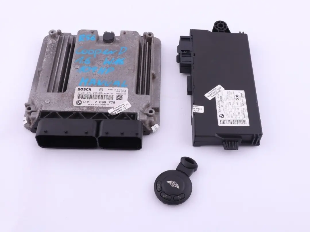 Steuergerät DME CAS3 Schlüssel 780877 für BMW Mini Cooper D R55 R56 W16 1.6 Diesel mit Teilenummer 7808778 BMW Mini Cooper D R55 R56 W16 1.6 Diesel Steuergerät DME CAS3 Schlüssel 780877 - SKU 7808778 - Teilenummer 7808778