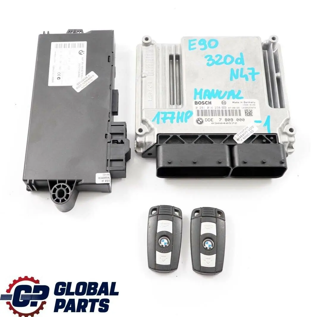 BMW 1 3 Serie E81 E87N E90 N47 ECU Boitier de base DDE CAS3 - SKU 7809000-1 - Numéro de pièce 7809000