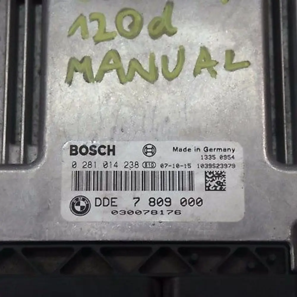 BMW E81 E87 LCI 120d E90 320d N47 Diesel Engine Control Unit ECU DDE - SKU 7809000-2 - Part number 7809000