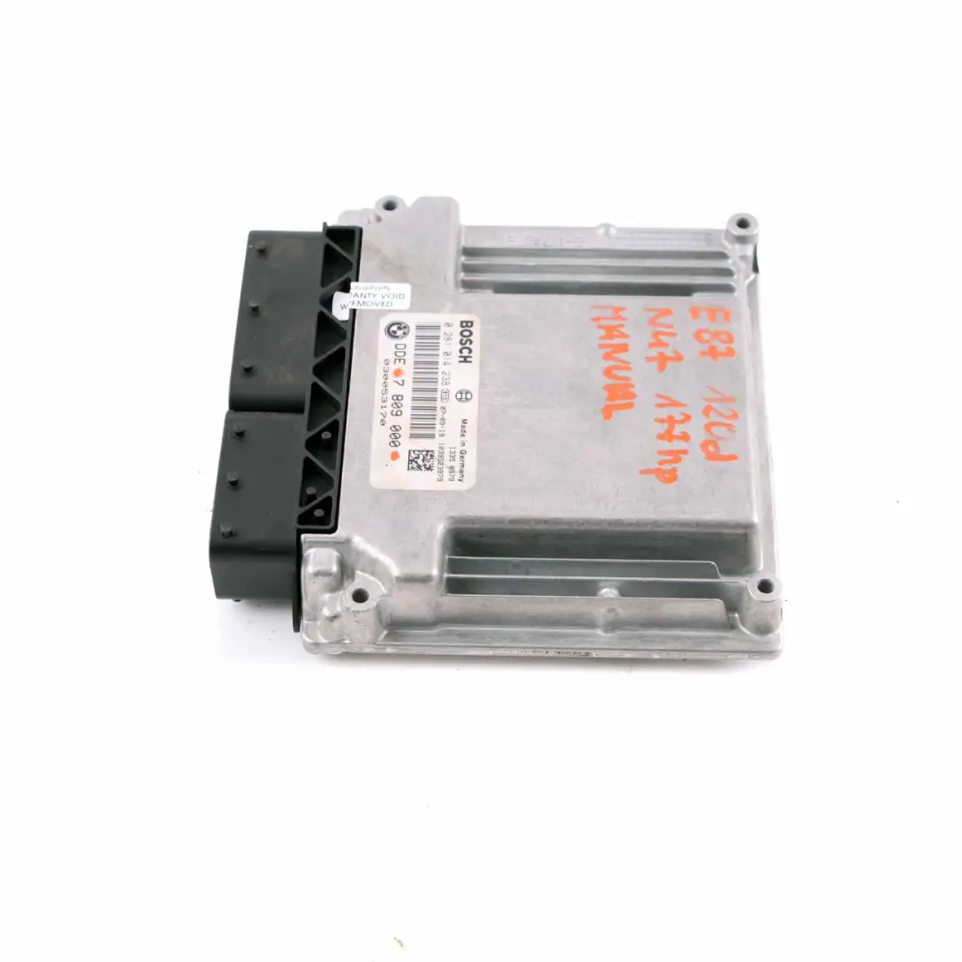 N47 ECU Modulo Unità Controllo DDE Manuale per BMW E87 E90 120d 320d 520d con numero di parte 7809000 BMW E87 E90 120d 320d 520d N47 ECU Modulo Unità Controllo DDE Manuale - SKU 7809000 - Numero di parte 7809000