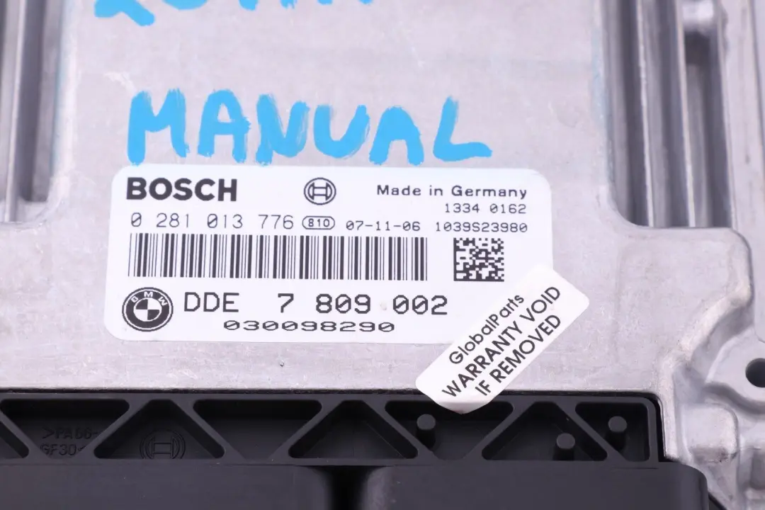 BMW E81 E82 E87 LCI E88 Engine N47S 123d ECU Kit DDE CAS3 + Key Manual - SKU 7809002 - Part number 7809002