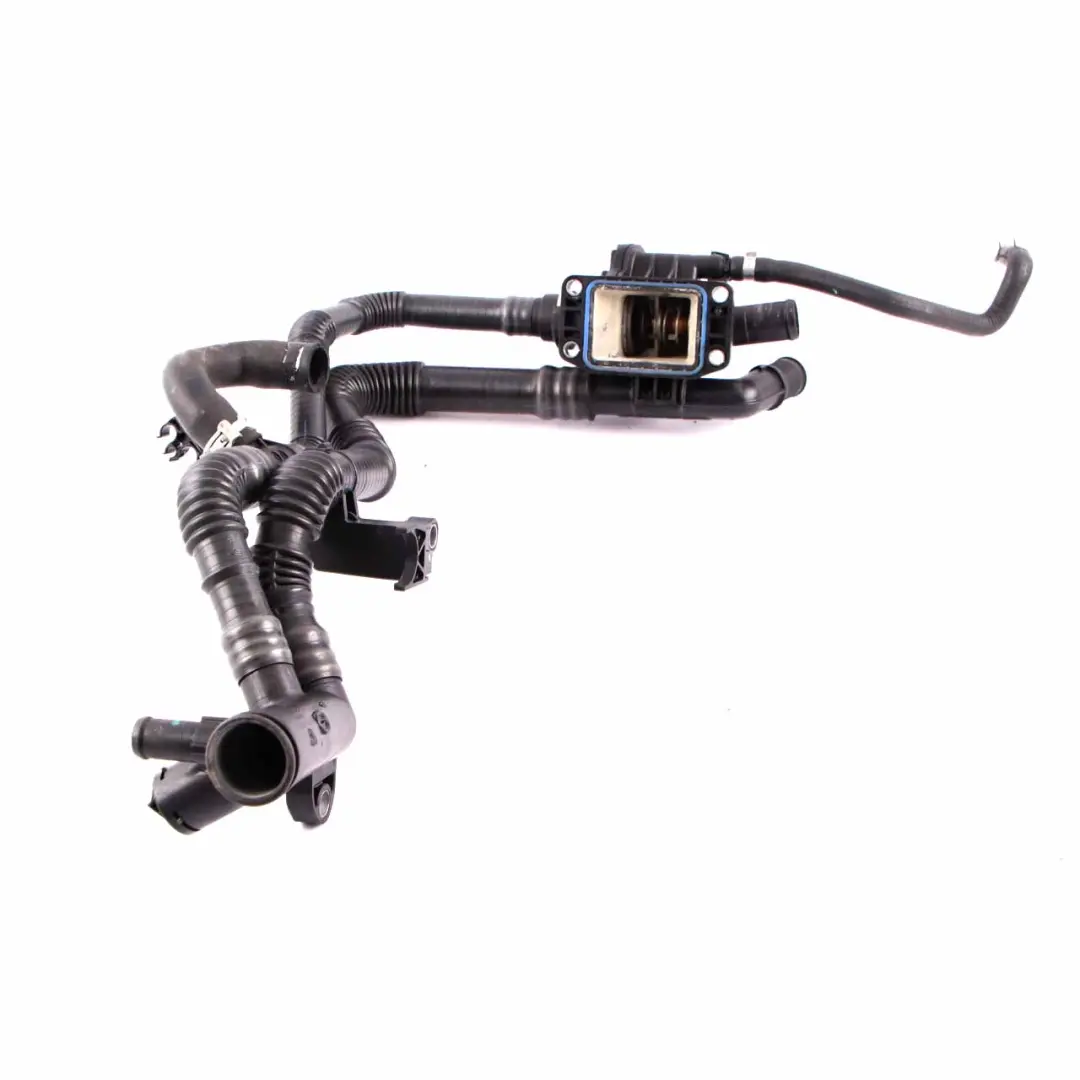 Thermostat Mini Cooper D R55 R56 W16 Cooling Housing Pipe Hose to Engine with Part number 7809191 Engine Thermostat Mini Cooper D R55 R56 W16 Cooling Housing Pipe Hose - SKU 7809191-2 - Part number 7809191
