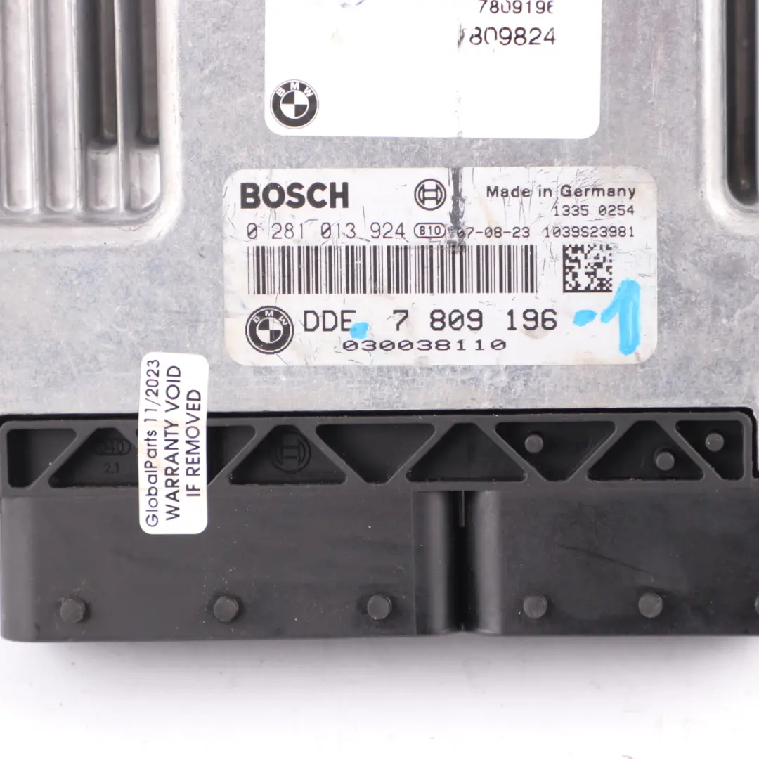 N47 Engine ECU Module Kit DDE + EWS + Key Automatic to BMW X3 E83 LCI 2.0d with Part number 7809196 BMW X3 E83 LCI 2.0d N47 Engine ECU Module Kit DDE + EWS + Key Automatic - SKU 7809196-2 - Part number 7809196
