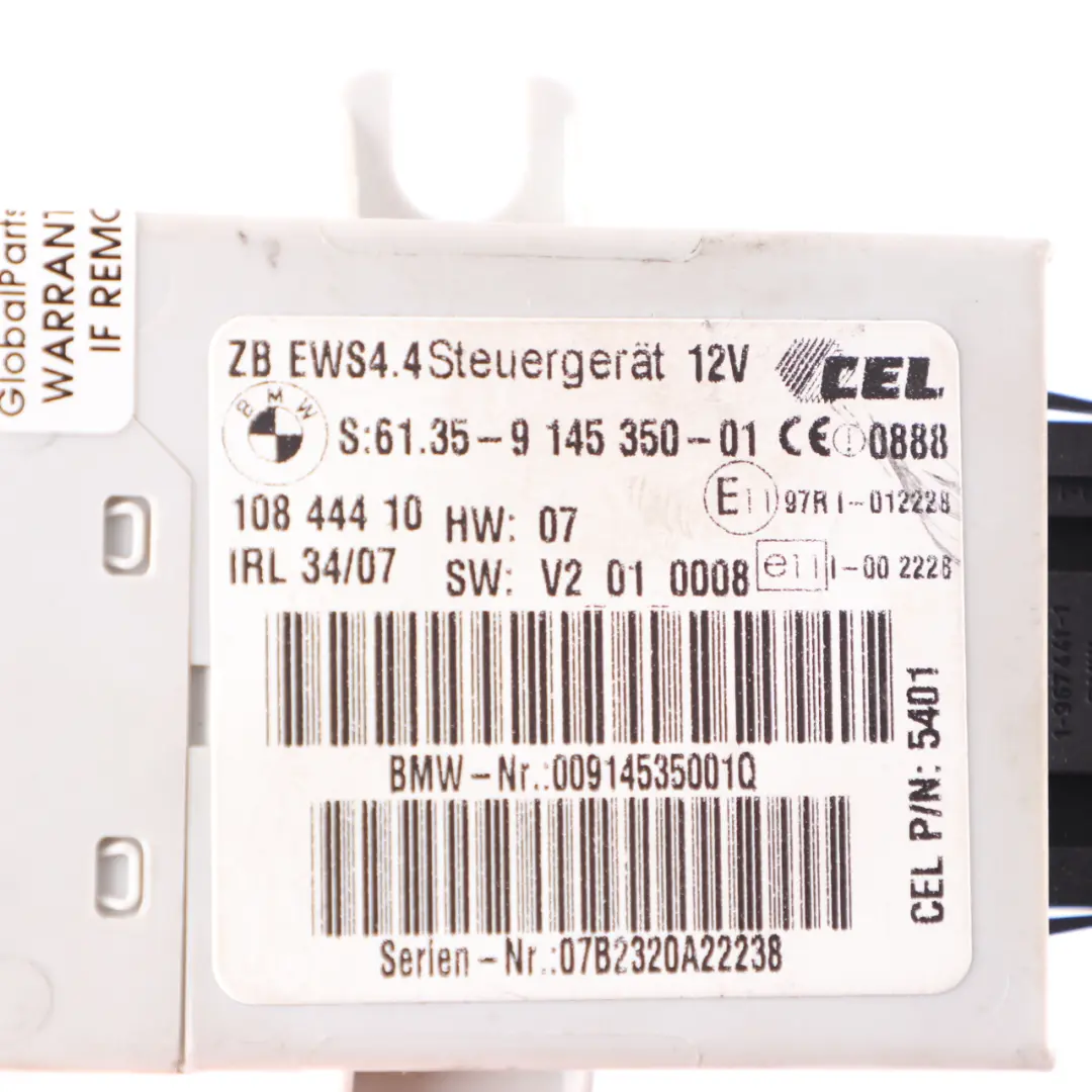 BMW X3 E83 LCI 2.0d N47 Engine ECU Module Kit DDE + EWS + Key Automatic - SKU 7809196-2 - Part number 7809196