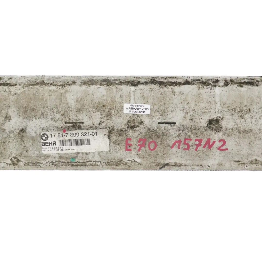 BMW E70 E71 M57N2 N55 N57 Ladeluftkühler Ladeluftkühler Kühler Diesel - SKU 7809321 - Teilenummer 7809321