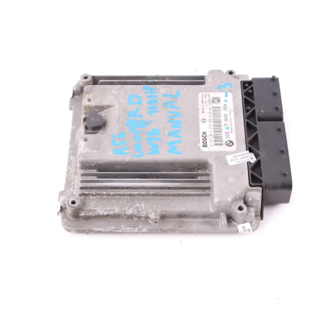 Mini Cooper D R55 R56 Diesel W16 109HP ECU Control Unit DDE Manual - SKU 7809794-3 - Part number 7809794