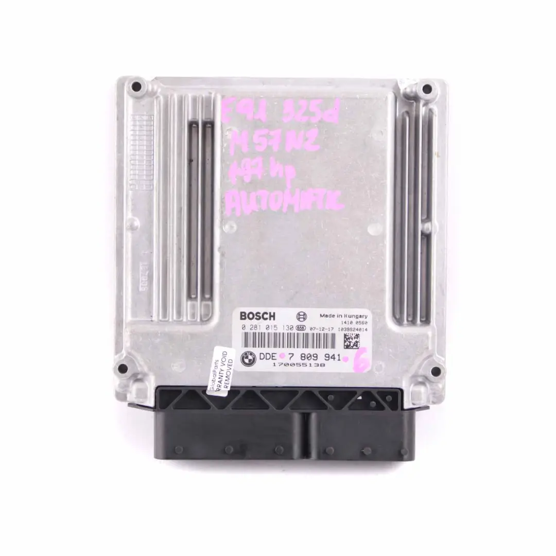 M57N2 325d 525d 197HP ECU Kit DME CAS3 + Keys Automatic to BMW E60 LCI E90 with Part number 7809941 BMW E60 LCI E90 M57N2 325d 525d 197HP ECU Kit DME CAS3 + Keys Automatic - SKU 7809941-6 - Part number 7809941