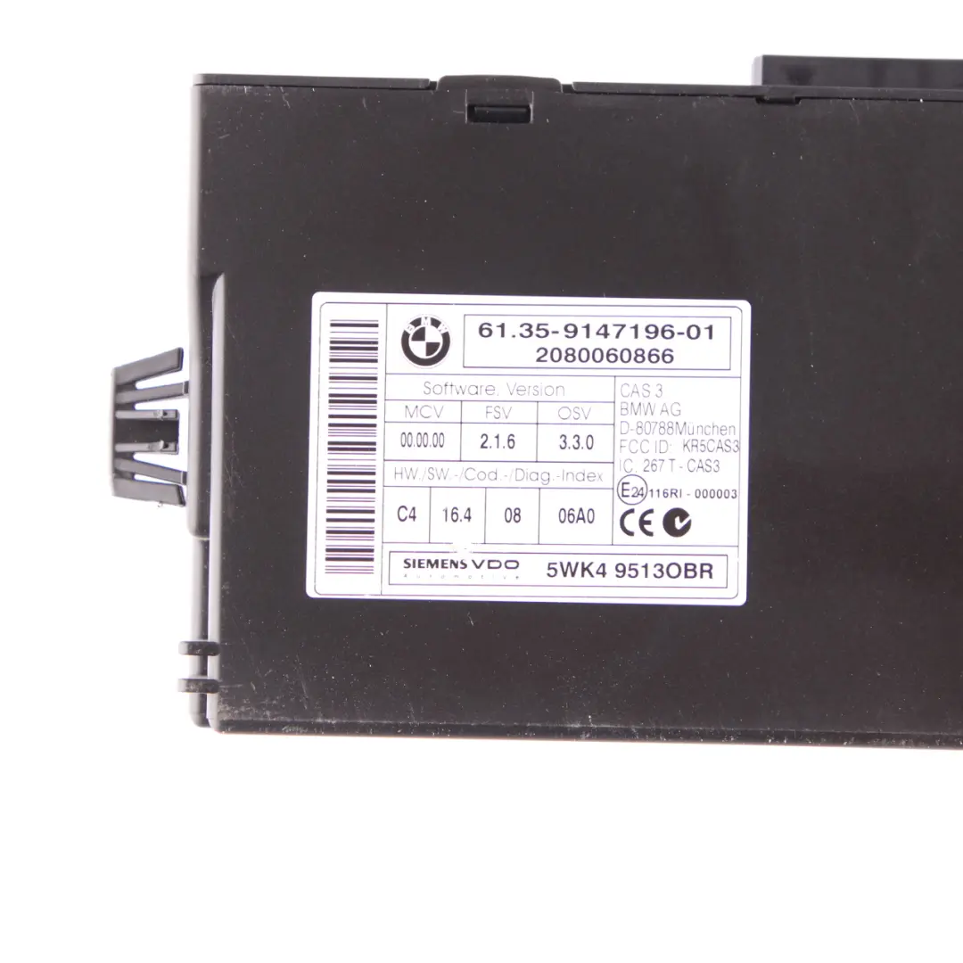 M57N2 325d 525d 197HP ECU Kit DME CAS3 + Key Automatic to BMW E60 LCI E90 with Part number 7809941 BMW E60 LCI E90 M57N2 325d 525d 197HP ECU Kit DME CAS3 + Key Automatic - SKU 7809941-8 - Part number 7809941