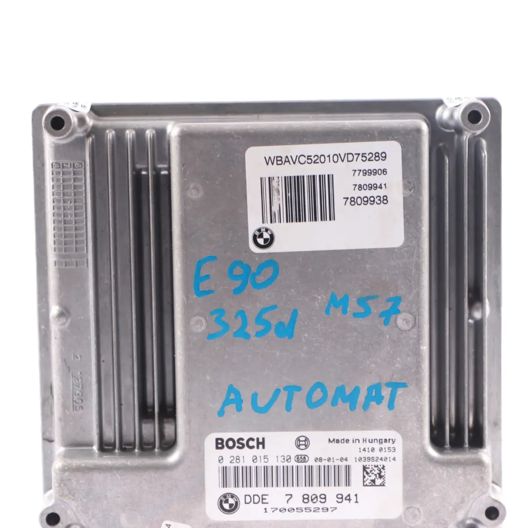 BMW E60 LCI E90 325d 525d M57N2 197HP Engine ECU Unit DDE Automatic - SKU 7809941-9 - Part number 7809941