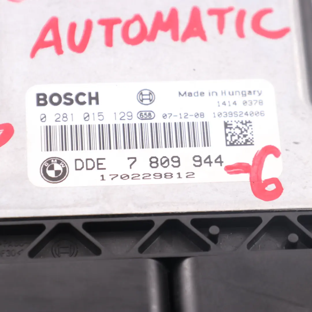 BMW X5 E70 3.0d M57N2 235KM Komputer Silnika ECU KIT DDE - SKU 7809944-6 - Numer Części 7809944