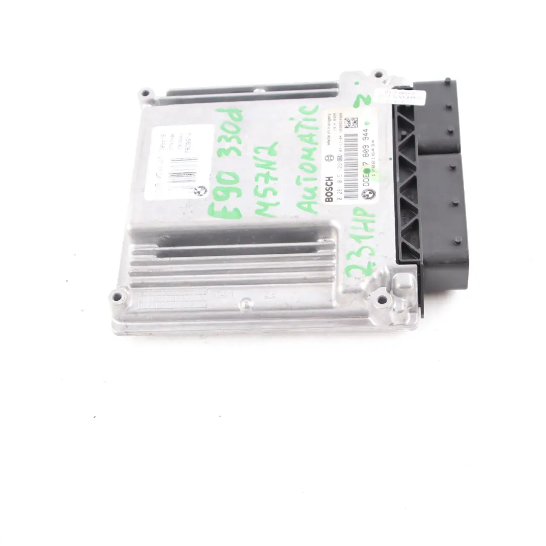 BMW E90 E91 E92 330d M57N2 231HP Engine Control Unit ECU DDE Automatic - SKU 7809944 - Part number 7809944