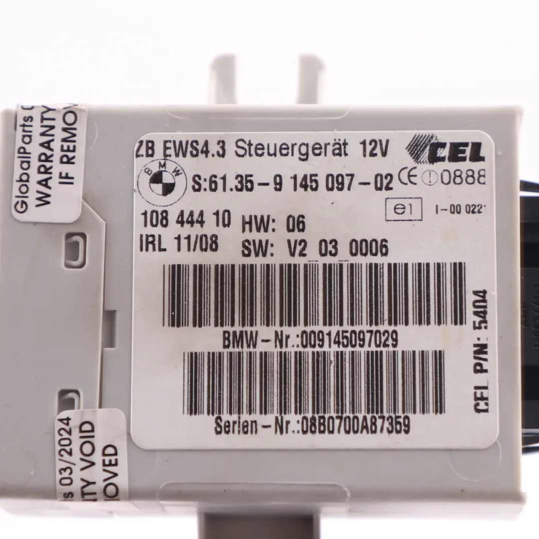 BMW E83 LCI 3.0sd 286HP M57N2 Engine ECU KIT DDE + EWS + Key Automatic - SKU 7809955-3 - Part number 7809955