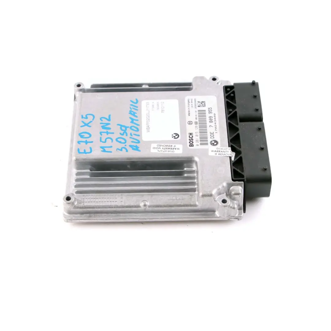 BMW E60 E90 E91 E92 LCI 335D 535d M57N2 Engine Control Unit ECU DDE - SKU 7809955 - Part number 7809955