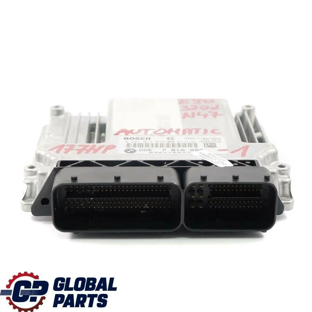 BMW E81 E87 LCI E90 E91 120d 320d Diesel N47 ECU Kit DDE CAS3 + 2 Llaves - SKU 7810000-1 - Número de pieza 7810000